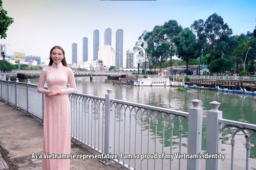 Clip: Ngắm nhìn Việt Nam qua clip dự thi của Thùy Tiên tại Miss Grand International 2021
