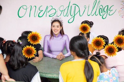  Nhân ngày Quốc tế thiếu nhi, Hoa hậu Khánh Vân thực hiện lời hứa đặc biệt dành tặng các em ngôi nhà OBV
