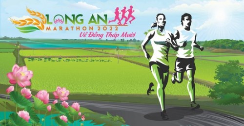 Long An Marathon 2022 - về Đồng Tháp Mười với cung đường chạy dọc biên giới thu hút hàng ngàn người tham gia