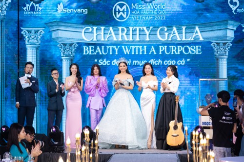Tổng kết buổi đấu giá từ thiện, BTC Miss World Vietnam công bố số tiền  nhận được 7,6 tỷ đồng