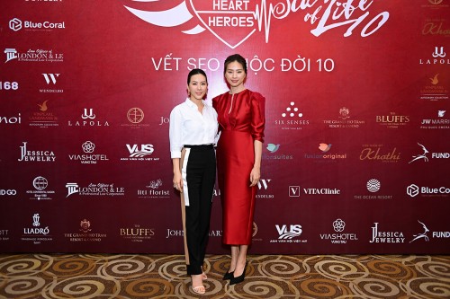 Doanh nhân Hoa hậu  Thu Hoài hội ngộ Ngô Thanh Vân trong hoạt động Vết sẹo cuộc đời