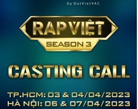 [Clip]Hot: Vie Channel chính thức tổ chức casting Rap Việt - Mùa 3 trên toàn quốc 