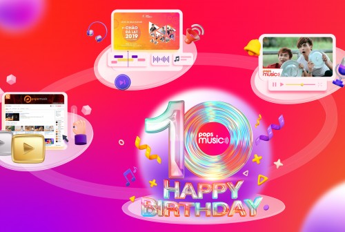 POPS Music - 10 năm phát triển và lớn mạnh  cùng thị trường âm nhạc Việt