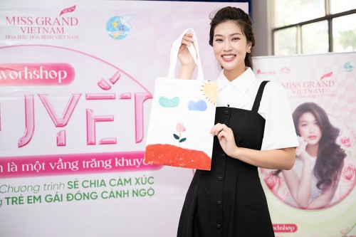 Hoa hậu Hòa bình Việt Nam 2022 Đoàn Thiên Ân công bố dự án cộng đồng “KHUYẾT Workshop” nhân ngày Quốc tế thiếu nhi