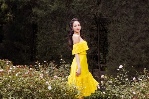Nhan sắc thăng hạng của Hoa hậu Thanh Thủy sau hơn nửa năm đương nhiệm