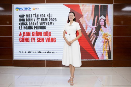 Sau đăng quang, Hoa hậu Lê Hoàng Phương được nhận học bổng thạc sỹ Quản trị kinh doanh (MBA) tại trường cũ