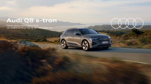 Audi Q8 e-tron chính thức ra mắt tại Việt Nam, đánh dấu bước tiến mạnh mẽ trong xu hướng điện khí hóa!