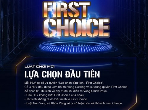 Rap Việt 2024 công bố luật chơi mới Vòng Chinh Phục: Khóa Vàng và Lựa Chọn Đầu Tiên – First Choice