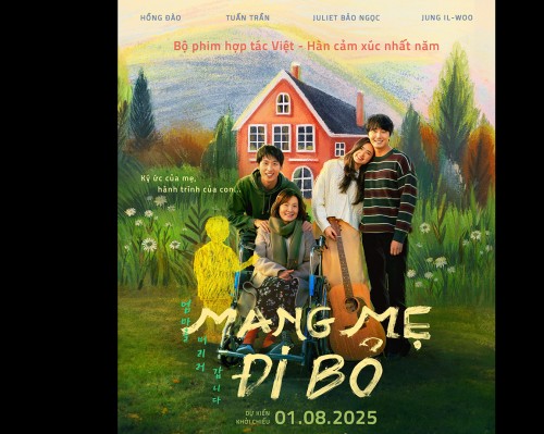 Mang Mẹ Đi Bỏ tung firstlook poster gây tò mò, lộ diện dàn diễn viên Việt - Hàn bảo chứng diễn xuất