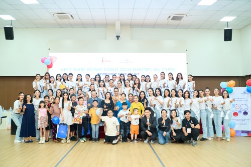 TOP 45 THÍ SINH HOA HẬU HOÀN VŨ VIỆT NAM - MISS COSMO VIETNAM 2025 ĐỒNG HÀNH CÙNG SMILE TRAIN VIỆT NAM: LAN TỎA GIÁ TRỊ NHÂN VĂN QUA NỤ CƯỜI