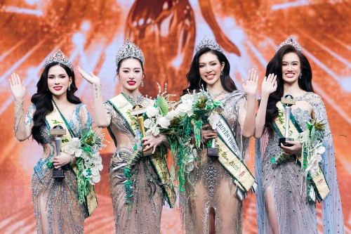 Trâm Anh đăng quang Hoa hậu Trái Đất Việt Nam 2025