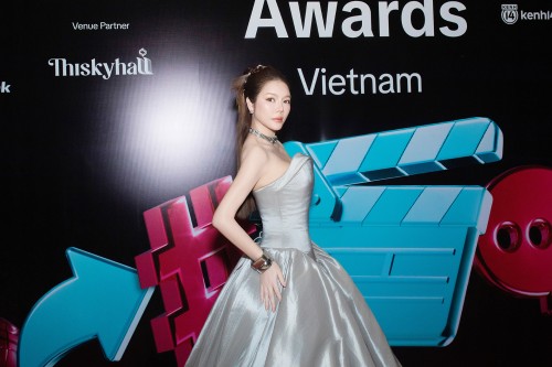 Lý Nhã Kỳ khoe dáng rực rỡ trên thảm đỏ TikTok Awards Việt Nam 2025, hé lộ hạnh phúc riêng