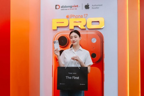 Loạt Hoa hậu Việt“rủ nhau lên đời iPhone 17 Pro Max tại Di Động Việt