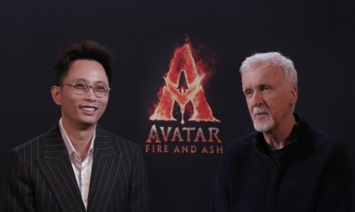 James Cameron cười thích thú trước bản rap của Rhymastic về Avatar: Lửa Và Tro Tàn