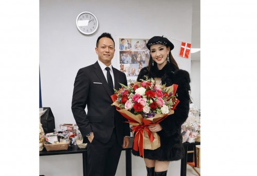 Hoa Hậu QUÝ BÀ TRACY NGUYỄN (ĐAN MẠCH) CHÚC MỪNG  THÀNH CÔNG CỦA DOANH NHÂN VIỆT KIỀU LOAN HUỲNH TRÊN QUÊ HƯƠNG THỨ HAI