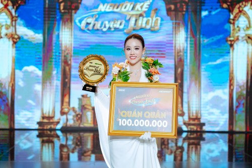 Người đẹp hát dân ca Mai Diễm My đăng quang Quán quân Người Kể Chuyện Tình mùa 9 
