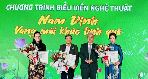 Chương trình nghệ thuật Nam Định - Vang mãi khúc tình quê: nhịp cầu kết nối đồng hương nơi đất khách
